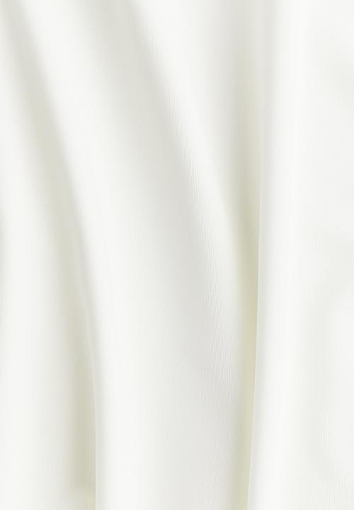 H&M - Gathered asymmetric vest top - cream 