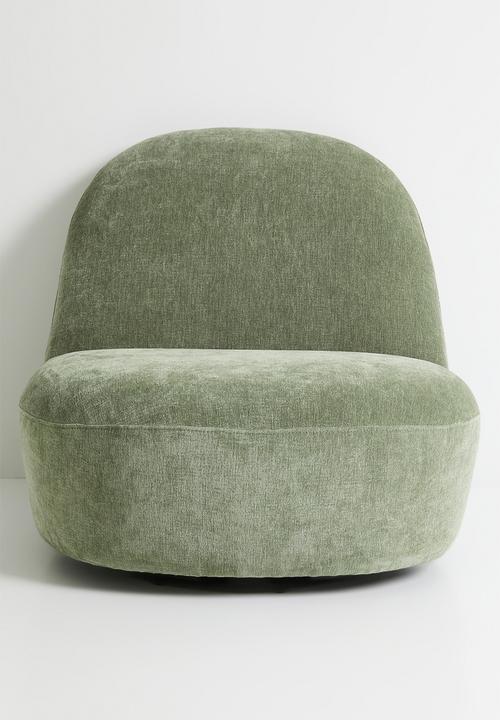 Sixth Floor - Rock Swivel Chair - Green
