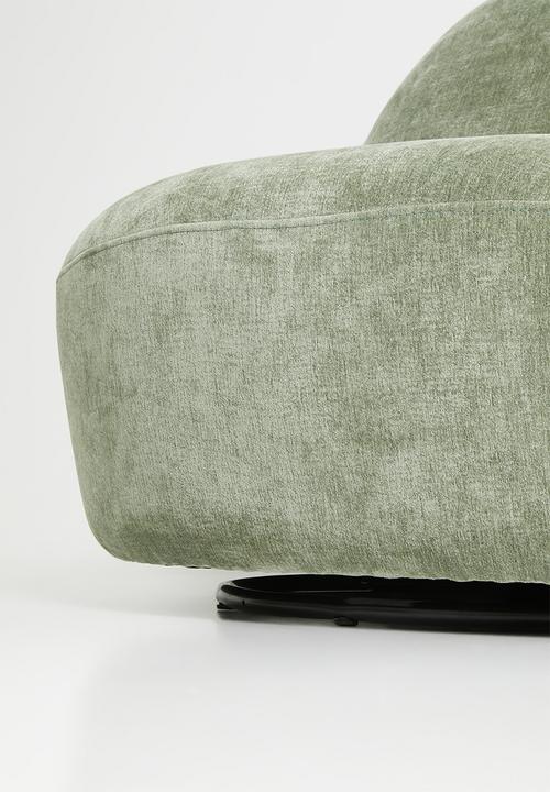 Sixth Floor - Rock Swivel Chair - Green