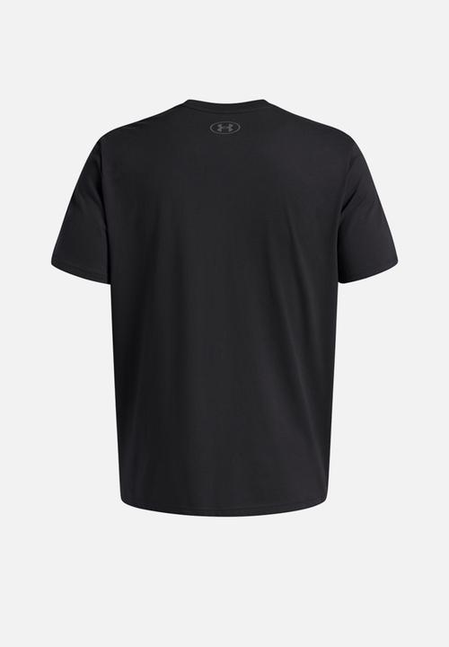 Under Armour - Ua triple stack lc logo short sleeve - black & downpour grey