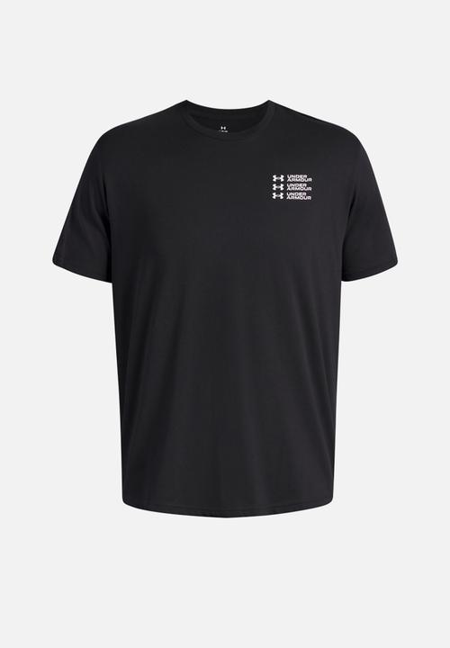 Under Armour - Ua triple stack lc logo short sleeve - black & downpour grey