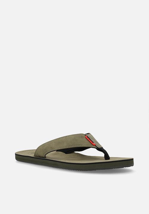 Superdry. - Premium flip flop - Chive Green
