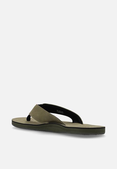 Superdry. - Premium flip flop - Chive Green