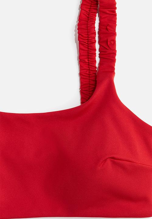 H&M - Padded bikini top - red
