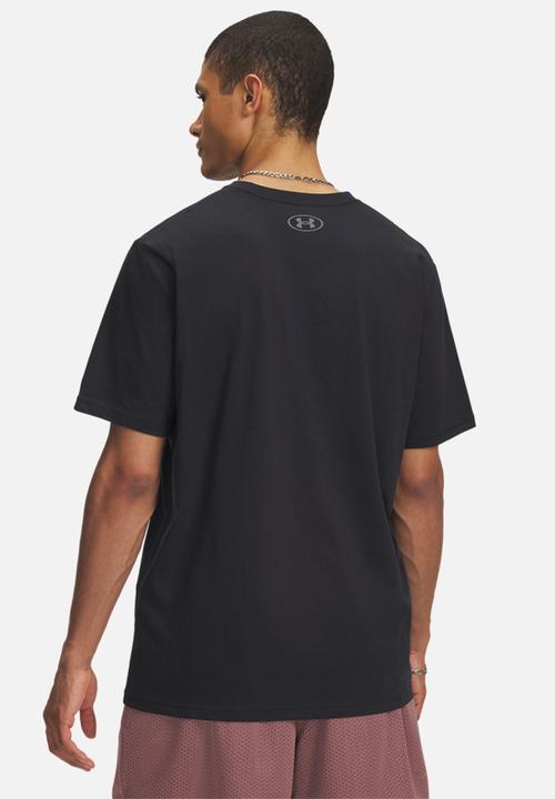 Under Armour - Ua triple stack lc logo short sleeve - black & downpour grey