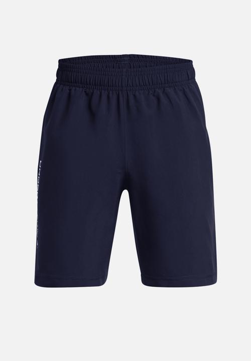 Under Armour - Ua Tech Woven Wordmark Short - Midnight Navy/White