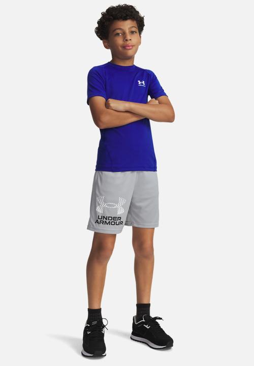 Under Armour - Ua Tech Logo Shorts - Mod Gray/White