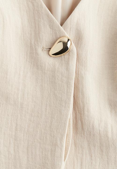 H&M - Suit waistcoat - light beige