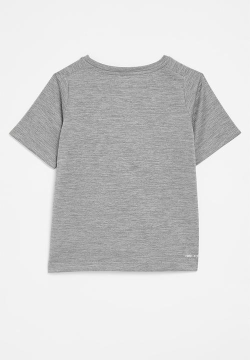 Nike - Nike dri-fit short sleeve top - smoke grey heather