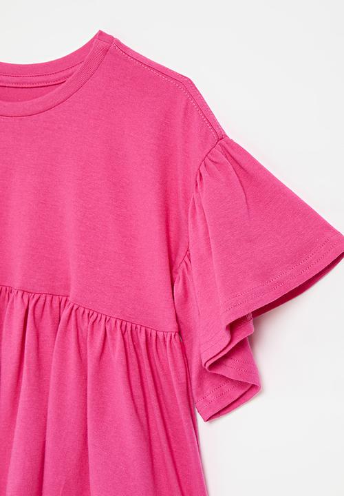 Pop Candy - Frill tee - pink