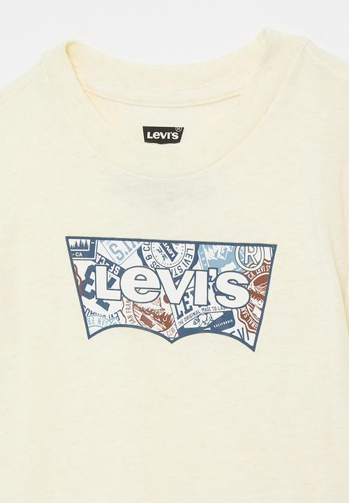 Levi’s® - Lvb prep crest batwing tee - oatmeal heather