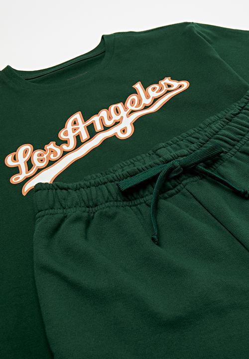 Pop Candy - Tee & short set -green