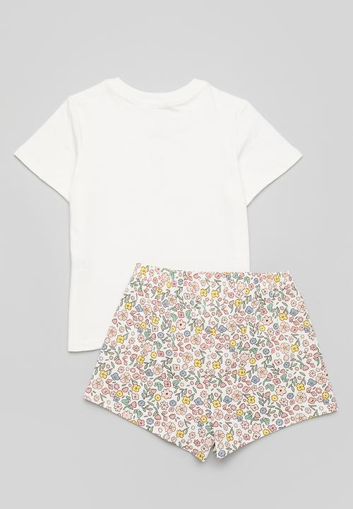 Pop Candy - Pj set - white/floral