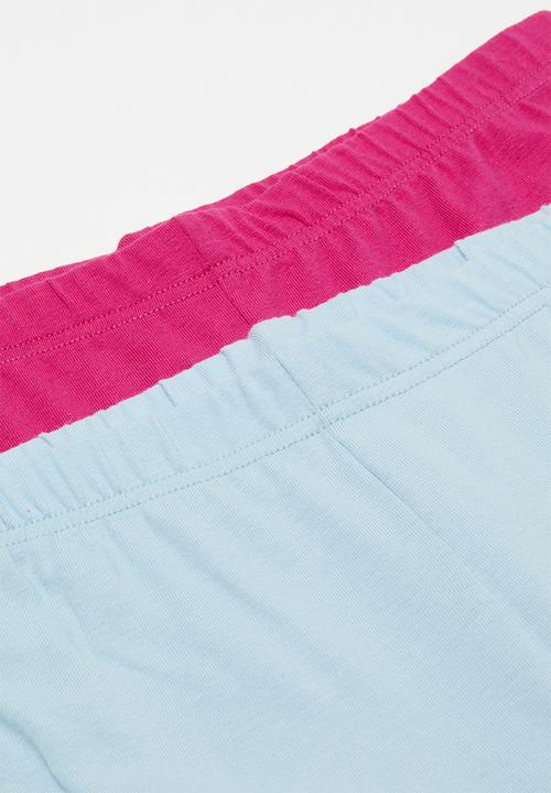 Pop Candy - 2 Pack  cycling short - cerise/blue