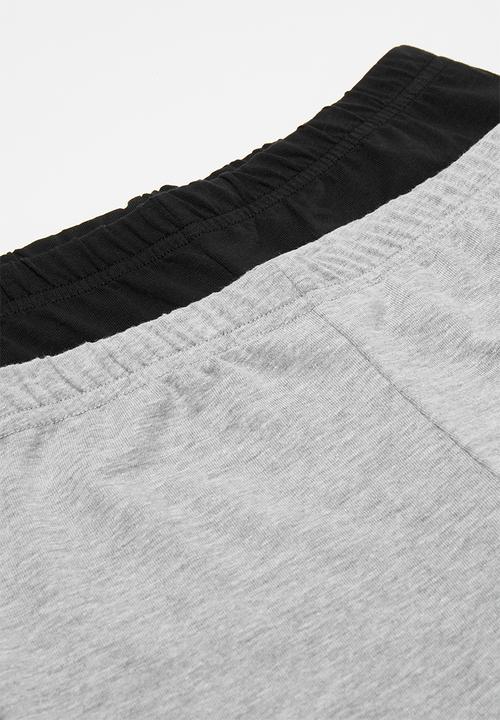 Pop Candy - 2 Pack cycling short - black/grey