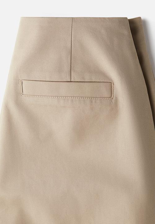 H&M - Twill skort - beige