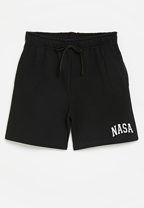 Pop Candy - Nasa shorts - black & white