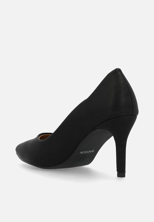 Madison® - Penny scalloped heel - black