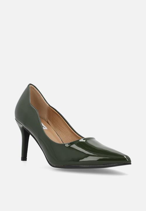 Madison® - Penny scalloped heel - olive