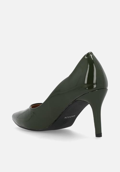 Madison® - Penny scalloped heel - olive
