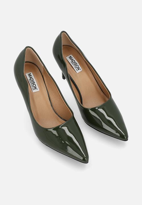 Madison® - Penny scalloped heel - olive