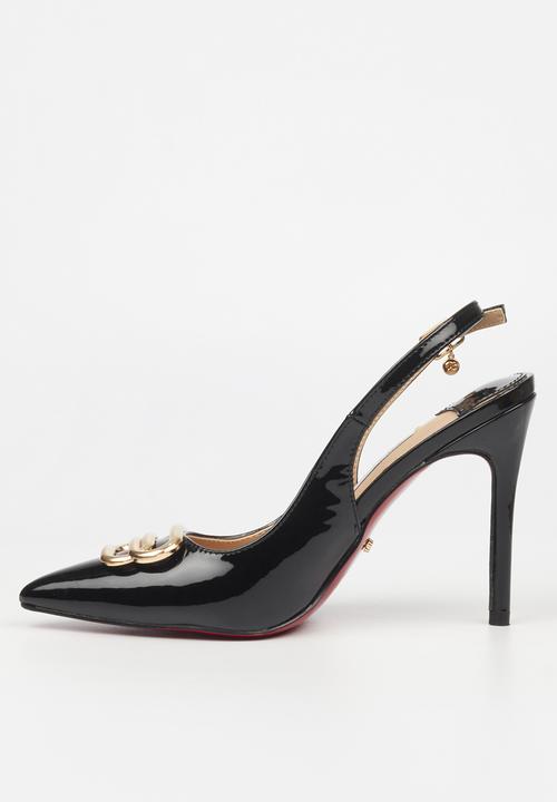 Miss Black - Lola 57 slingback heel - black