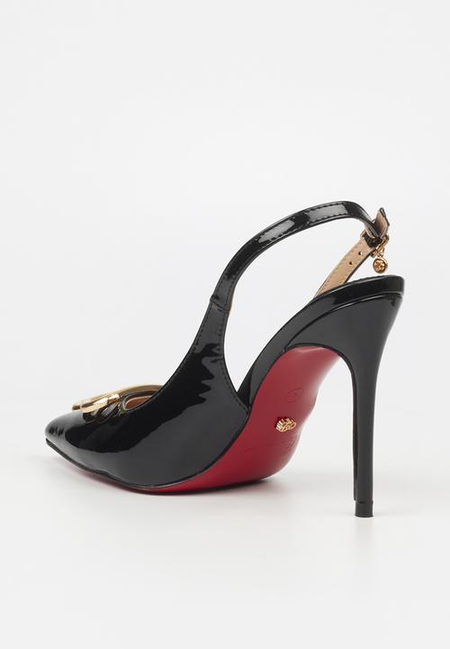 Miss Black - Lola 57 slingback heel - black