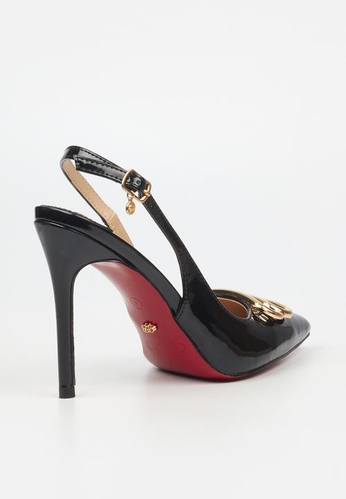Miss Black - Lola 57 slingback heel - black