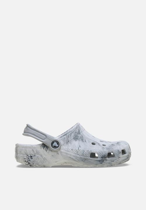 Crocs - Clsc Watercolor Marbled Clog K-Grey Swirl