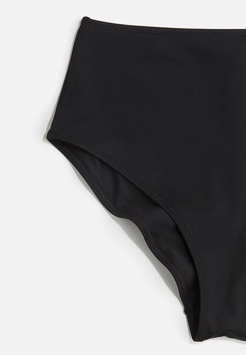 H&M - High waist bikini bottoms - black
