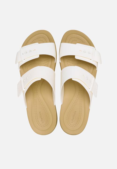 Crocs - Brooklyn klyn buckle low low-chalk/tan