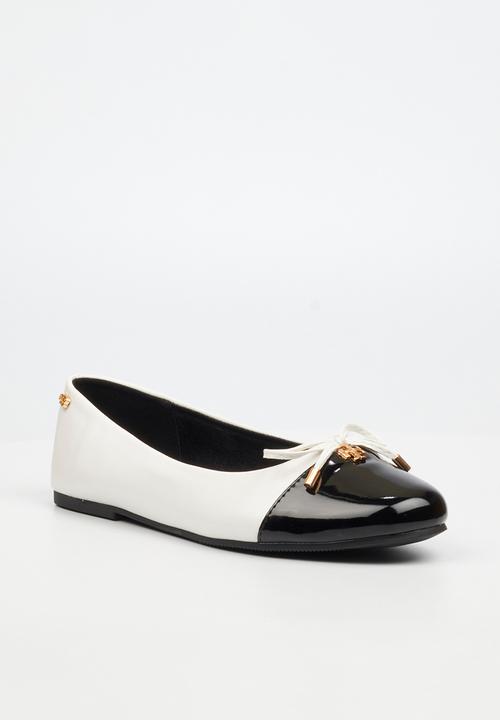 Miss Black - Ayanda 3 pump - white combo