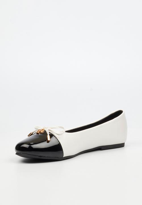 Miss Black - Ayanda 3 pump - white combo