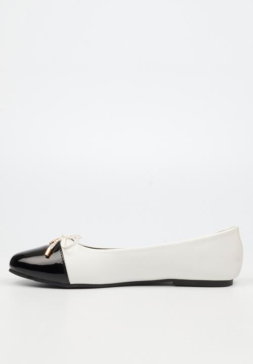 Miss Black - Ayanda 3 pump - white combo