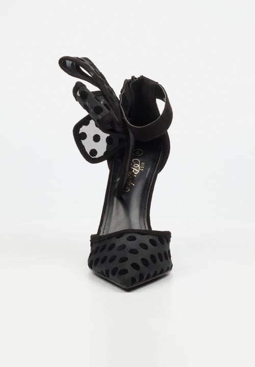 Miss Black - Dott 1 polka dot heel - black