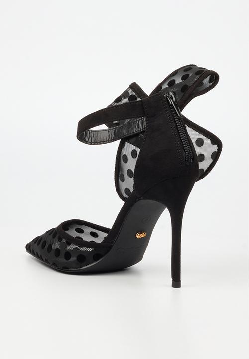 Miss Black - Dott 1 polka dot heel - black