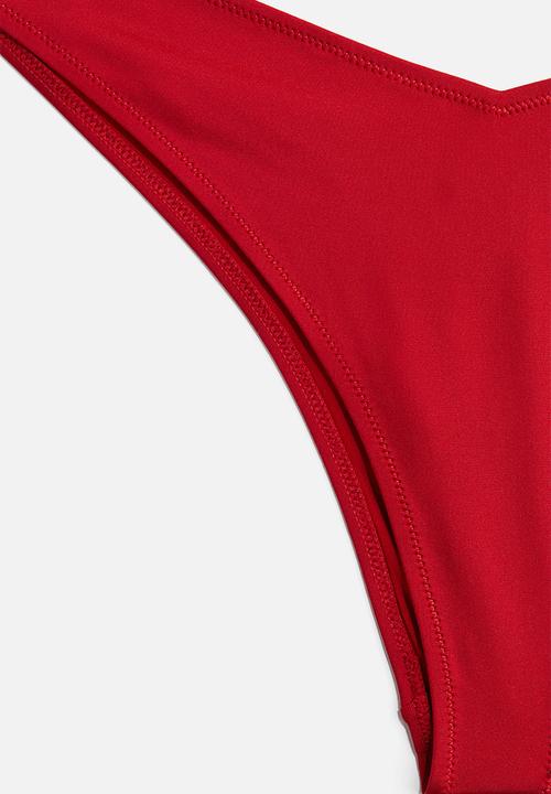 H&M - Thong bikini bottoms - red