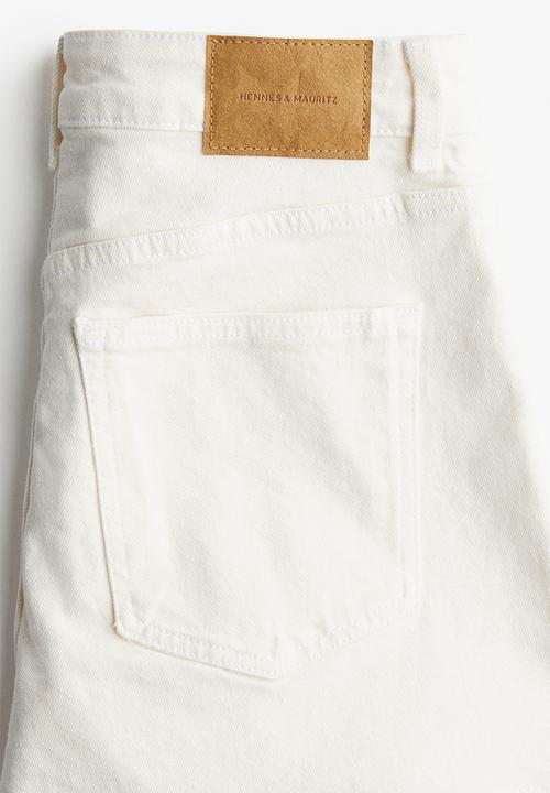 H&M - Denim shorts - white