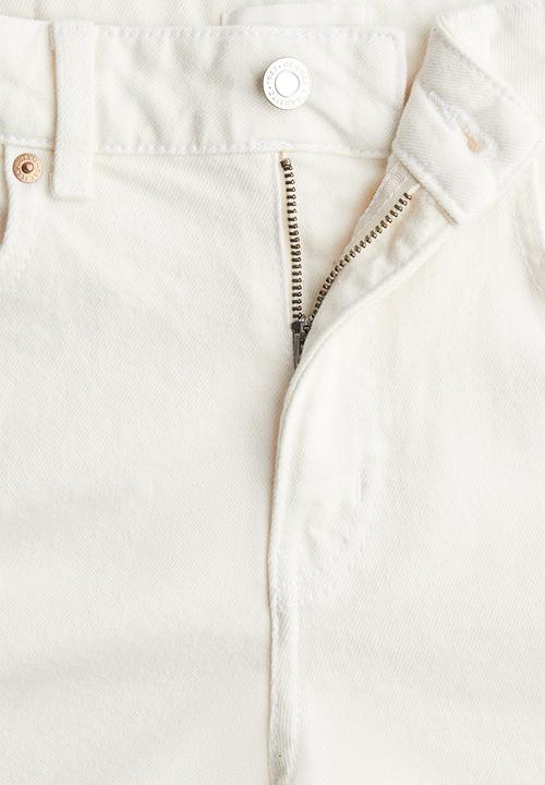 H&M - Denim shorts - white