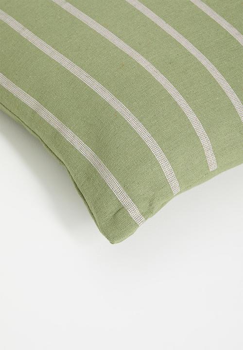 H&S - Stripe outdoor cushion - Ivory