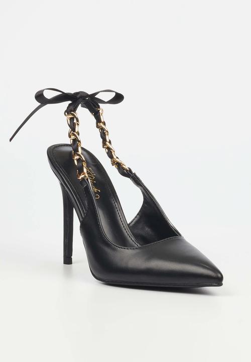 Miss Black - Lola 29 slingback heel - black