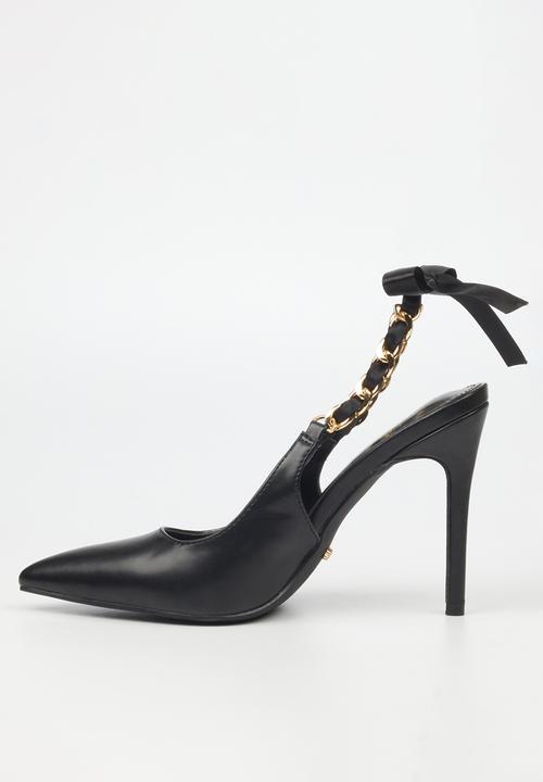 Miss Black - Lola 29 slingback heel - black