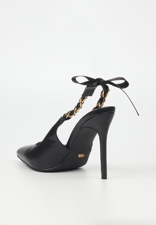 Miss Black - Lola 29 slingback heel - black