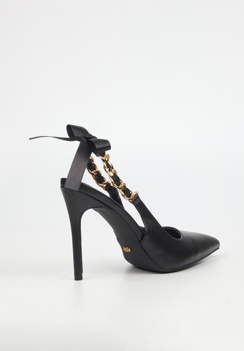 Miss Black - Lola 29 slingback heel - black
