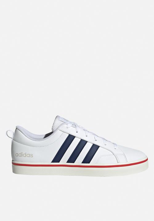 adidas white blue and red