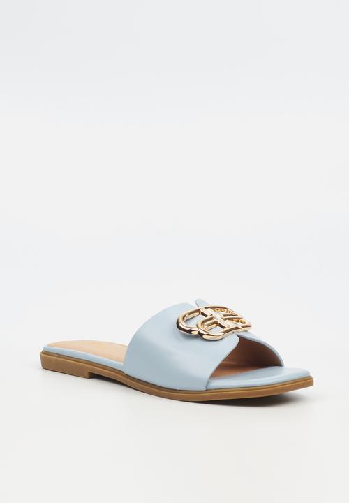 Miss Black - Syrup 1 flat sandal - blue