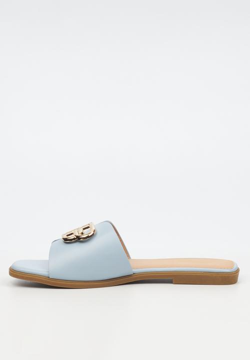 Miss Black - Syrup 1 flat sandal - blue