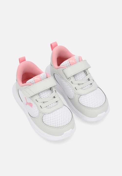 PUMA - Puma Fun Racer 2 Ac+ Inf-Puma White-Pinkscape-Glacial Gray