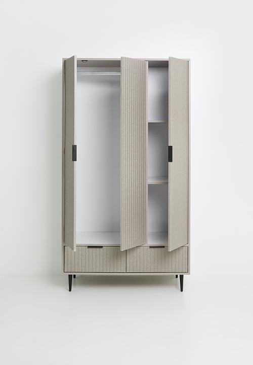 Me&Co - Sable Storage Wardrobe - stone