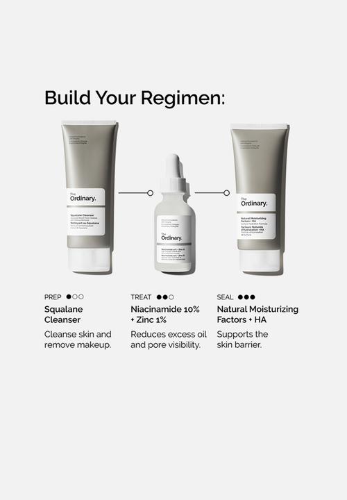 The Ordinary. - Niacinamide 10% + Zinc 1% - 30ml